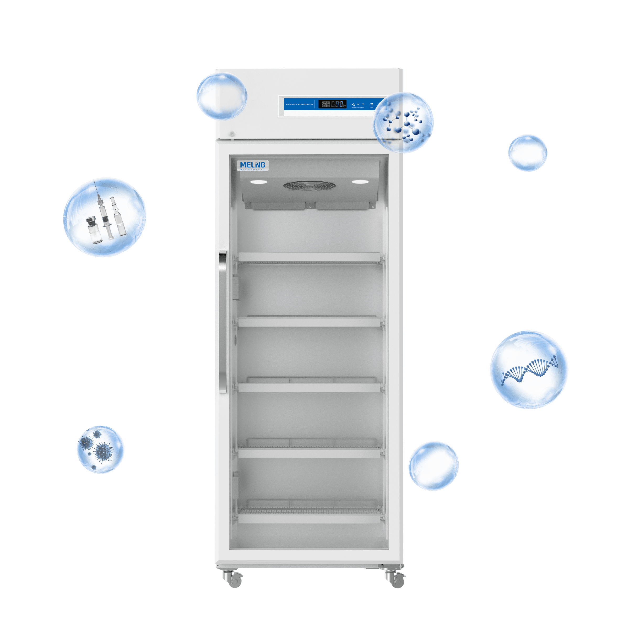 2℃~8℃ Pharmacy / Medical Refrigerator Lab Refrigerator YC-650L